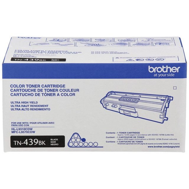 Compatible Brother models: HL : HL-L9310CDW US.   MFC : MFC-L9570CDW US.  .    Our Environmental Program enables you to send back your used cartridge free!  Enjoy the ongoing improvements and technical changes, which occur regularly throughout the hardware lifecycle.  Approximate standard yield 9,000 pages in accordance with ISO/IEC 19798 (letter/A4).  Designed as part of an entire printing systemto provide a superior degree of quality.  Delicately balanced to provide even flow and toner distribution on the paper.  Black toner cartridge.  Yields up to 9,000 pages.  Offers even flow and distribution.  Helps Avoid Waste - Designed for extended use, helping reduce or eliminate material use and potentially save money.  Recycling solution - designed to encourage recycling, helping you divert materials from landfill.