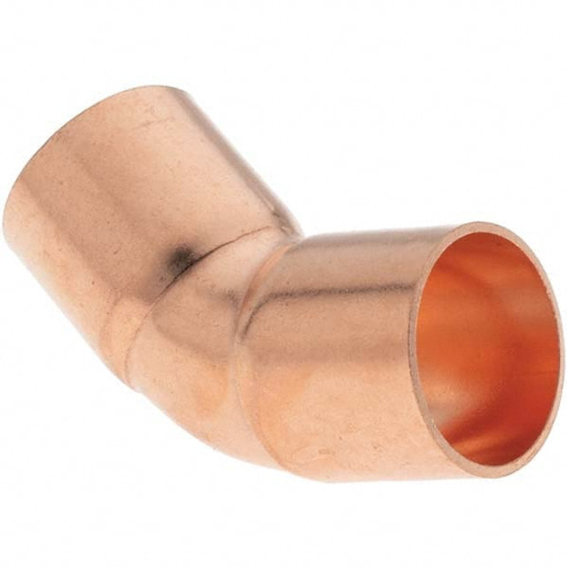 Value Collection BDNA-15792 Wrot Copper Pipe 45 ° Elbow: 1/2" Fitting, C x C