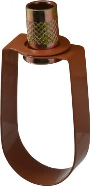 Empire 310CTI0100 Emlok Swivel Ring Hanger: 1" Pipe, 3/8" Rod, Carbon Steel, Copper-Plated