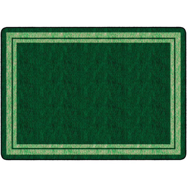 Make your daycare, playroom, preschool, classroom or office come alive with this vibrant area rug. Its great for creating a welcoming space your students and coworkers can enjoy.  Made of durable nylon for lasting use.  Vibrant color complements the decor in your space.  Scotchguard protection guards against stains.  Force5 antimicrobial agent combats odors, mildew and mold.  Cleans easily using a vacuum or dry-clean solvent.  Antimicrobial is an agent that kills microorganisms or stops their growth.  This product is heavy and/or oversized and may need more than one person to handle.