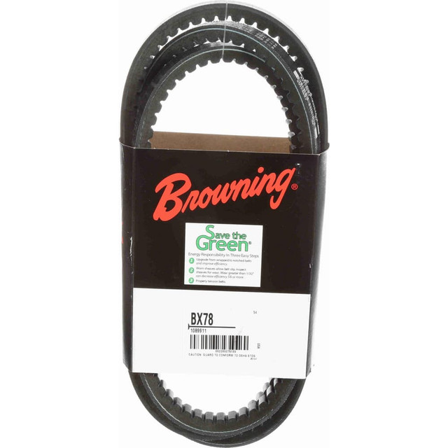 Browning 1089911 V-Belt: Section BX, 81" Outside Length, 21/32" Belt Width