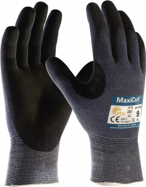 ATG 44-3745/XL Cut, Puncture & Abrasive-Resistant Gloves: Size XL, ANSI Cut A3, ANSI Puncture 2, Nitrile, Nylon & Spandex