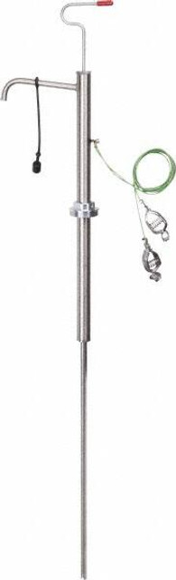 PRO-LUBE VLP/55/F Hand-Operated Drum Pumps; Pump Type: Vertical Lift ; Strokes Per Gallon: 20.000 ; Material: Steel ; For Use With: Diesel & Light Oils; Gear Oil ; Overall Length (Inch): 47 ; Drum Size: 55 gal