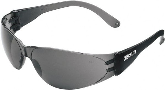MCR Safety CL112AF Safety Glass: Anti-Fog & Scratch-Resistant, Gray Lenses, Frameless