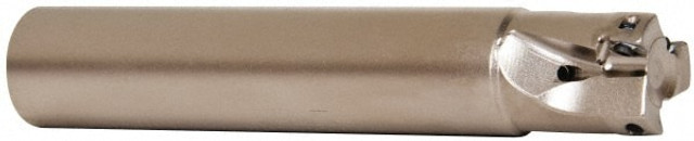 Seco 02694889 5/8" Cut Diam, 0.197" Max Depth, 5/8" Shank Diam, Cylindrical Shank, 3.543" OAL, Indexable Square-Shoulder End Mill