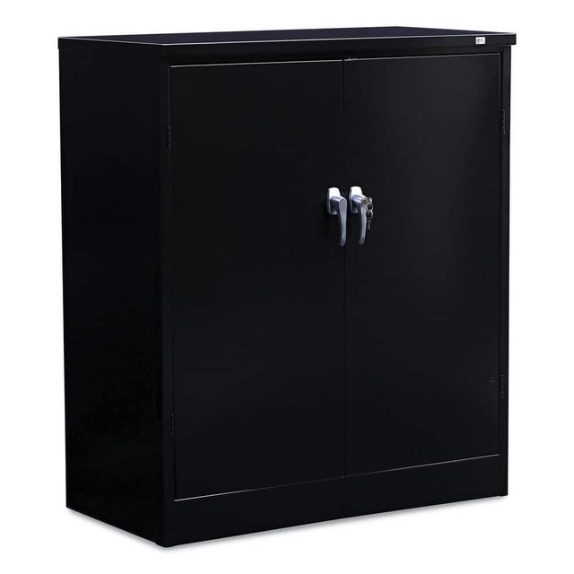 ALERA ALECM4218BK Locking Steel Storage Cabinet: 36" Wide, 18" Deep, 42" High