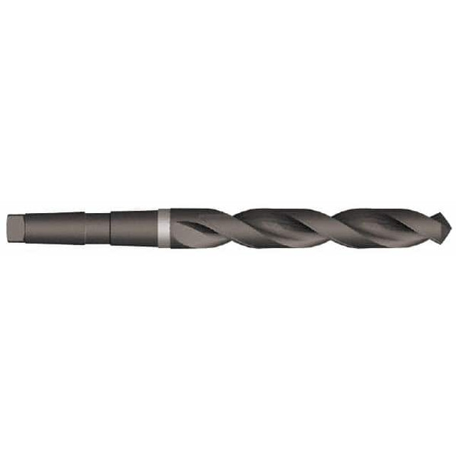 Precision Twist Drill 6000497 Taper Shank Drill Bit: 1.5469" Dia, 4MT, 118 °, High Speed Steel