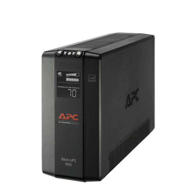 AMERICAN POWER CONVERSION CORP APC BX850M  Back-UPS Pro BX Compact Tower Uninterruptible Power Supply, 8 Outlets, 850VA/510 Watts, BX850M