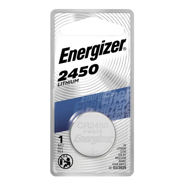 ENERGIZER BRANDS LLC CR2450 Energizer 3-Volt Lithium Battery, 2450