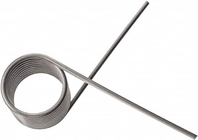 Associated Spring Raymond T035300250R 300° Deflection Angle, 0.377" OD, 0.035" Wire Diam, 7 Coils, Torsion Spring