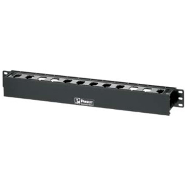 PANDUIT CORPORATION WMPLFSE PANDUIT PatchLink Horizontal Cable Manager - Cable Manager - Black - 1U Rack Height - 19in Panel Width PANDUIT CORPORATION WMPLFSE PANDUIT PatchLink Horizontal Cable Manager - Cable Manager - Black - 1U Rack Height - 19in Panel Width