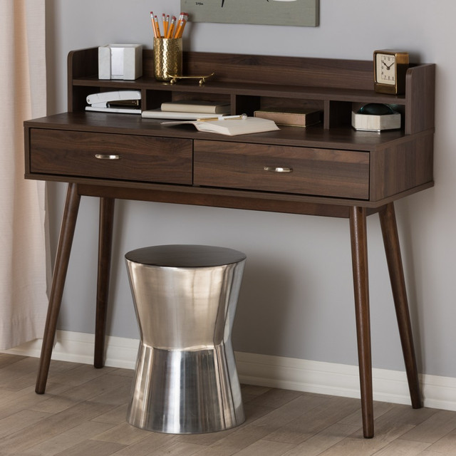 WHOLESALE INTERIORS, INC. 2721-8005 Baxton Studio Joscha 41inW Writing Desk, Brown
