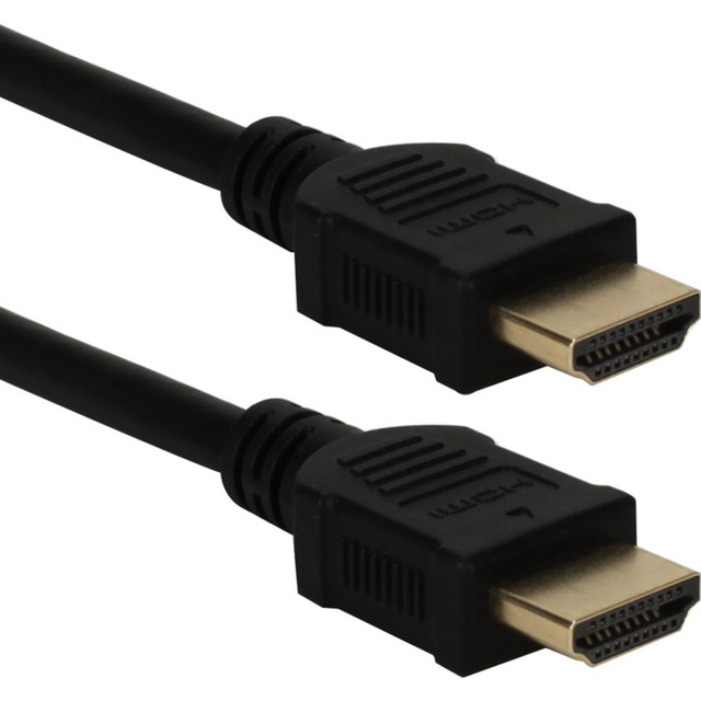 QVS, INC. HDG-1MC QVS 1-Meter High Speed HDMI UltraHD 4K with Ethernet Cable - 3.30 ft HDMI A/V Cable for Blu-ray Player, HDTV, TV, Set-top Box, DVD, Switch, Splitter - First End: 1 x HDMI Digital Audio/Video - Male - Second End: 1 x HDMI Digital Aud QVS, INC. HDG-1MC QVS 1-Meter High Speed HDMI UltraHD 4K with Ethernet Cable - 3.30 ft HDMI A/V Cable for Blu-ray Player, HDTV, TV, Set-top Box, DVD, Switch, Splitter - First End: 1 x HDMI Digital Audio/Video - Male - Second End: 1 x HDMI Digital Aud