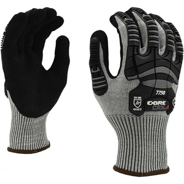 Cordova 7750L Cut, Puncture & Abrasive-Resistant Gloves: Size L, ANSI Cut A4, ANSI Puncture 4, Nitrile, HPPE