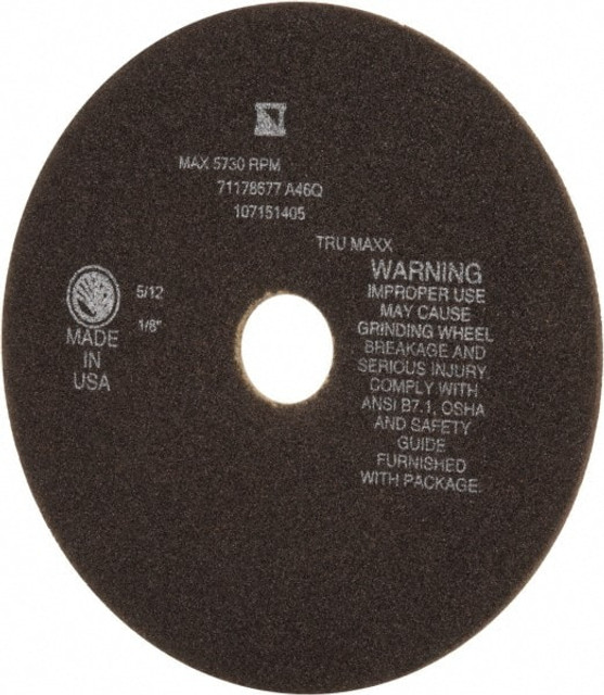 Tru-Maxx 910739 Cut-Off Wheel: 8" Dia, 1/8" Thick, 1-1/4" Hole, Aluminum Oxide