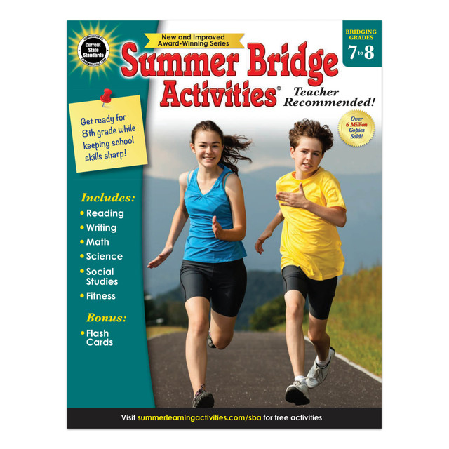 CARSON-DELLOSA PUBLISHING LLC 704703 Carson-Dellosa Summer Bridge Activities Workbook, 2nd Edition, Grades 7-8 CARSON-DELLOSA PUBLISHING LLC 704703 Carson-Dellosa Summer Bridge Activities Workbook, 2nd Edition, Grades 7-8