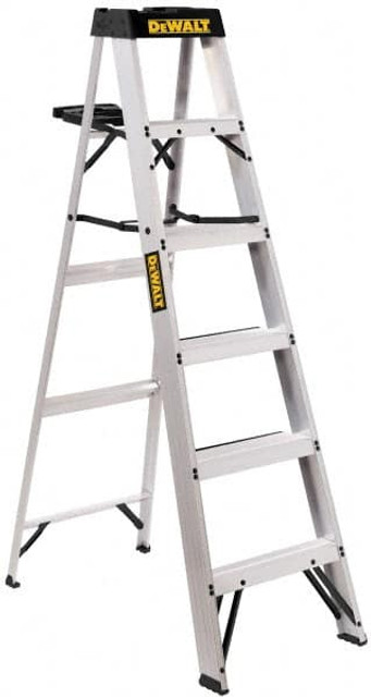 DeWALT DXL2010-06 5-Step Aluminum Step Ladder: Type IA, 6' High