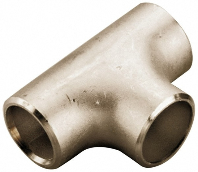 Merit Brass 04606-64 Pipe Tee: 4" Fitting, 316L Stainless Steel