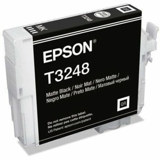 EPSON AMERICA INC. T324820 Epson UltraChrome 324 Original Inkjet Ink Cartridge - Matte Black Pack - Inkjet EPSON AMERICA INC. T324820 Epson UltraChrome 324 Original Inkjet Ink Cartridge - Matte Black Pack - Inkjet