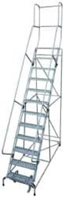 Cotterman D0470051-05 Steel Rolling Ladder: 12 Step