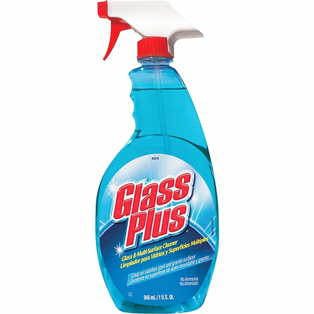 Diversey DVO94378  Glass Plus Multi-Surface Cleaner - 32 fl oz (1 quart)Bottle - 1 Each - Non-streaking, Non Ammoniated - Blue