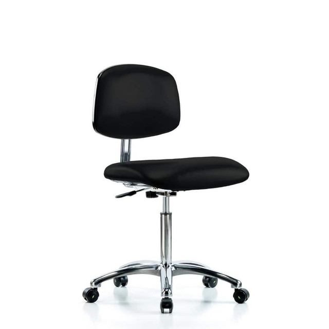 Blue Ridge Ergonomics MSC40439 Task Chair: ESD Vinyl, Black