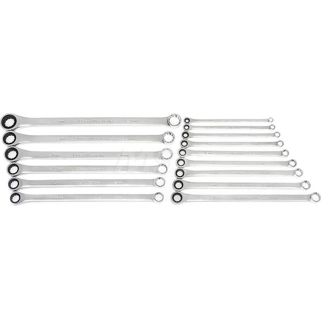 GEARWRENCH 85985-07 Wrench Set: 15 Pc, Metric