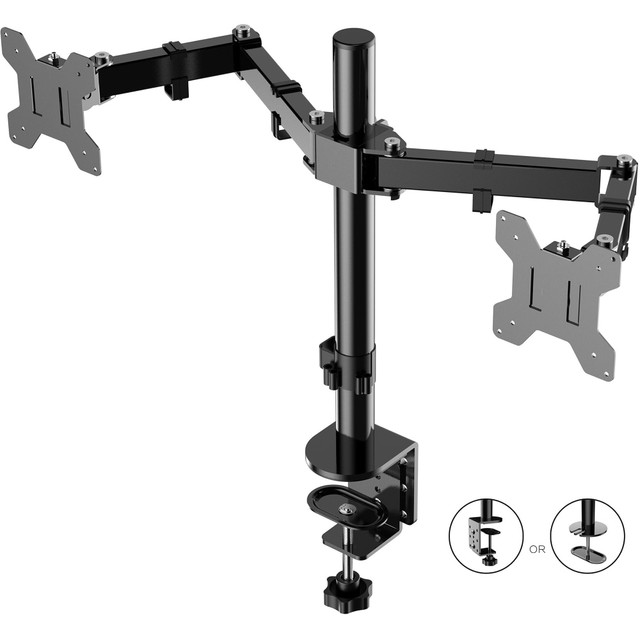 ROCELCO, INC RDM2 Rocelco RDM2 Desk Mount for LCD Monitor, LED Monitor, Display Stand - Height Adjustable - 2 Display(s) Supported - 13in to 27in Screen Support - 35.27 lb Load Capacity - 75 x 75, 100 x 100 - VESA Mount Compatible - 1 Each ROCELCO, INC RDM2 Rocelco RDM2 Desk Mount for LCD Monitor, LED Monitor, Display Stand - Height Adjustable - 2 Display(s) Supported - 13in to 27in Screen Support - 35.27 lb Load Capacity - 75 x 75, 100 x 100 - VESA Mount Compatible - 1 Each