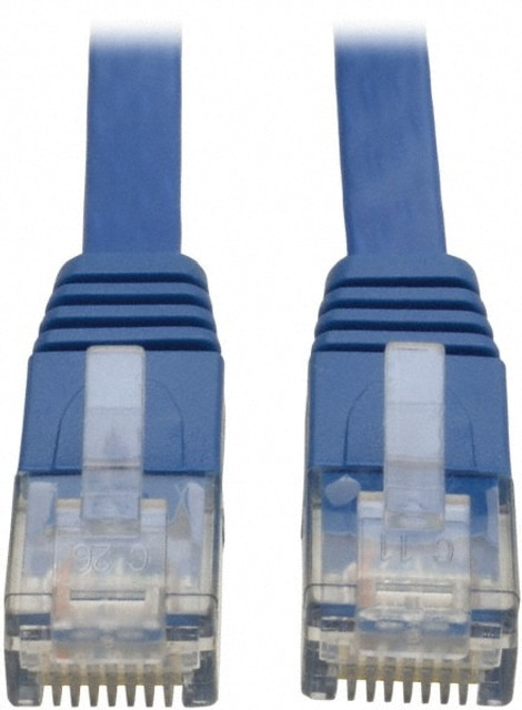 Tripp-Lite N201-025-BL-FL Ethernet Cable: Cat6, 24 AWG, 550 MHz, Unshielded