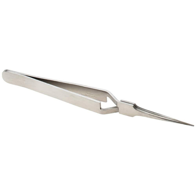 Value Collection 10475-SA Reverse Action Tweezer: N5, Long & Very Fine Point Tip, 4-11/32" OAL