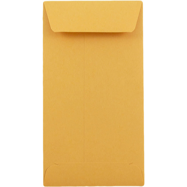 JAM PAPER AND ENVELOPE JAM Paper 1623991  #5.5 Coin Business Envelopes, 3 1/8in x 5 1/2in, Brown Kraft, Pack Of 25