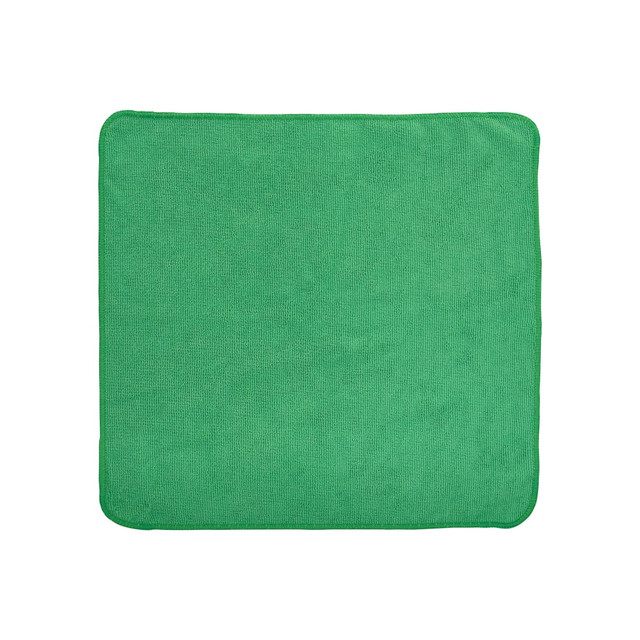 RUBBERMAID 1820578  Commercial Products, Light Commercial Microfiber Cloths, 12in x 12in, Green, Pack of 24 Cloths