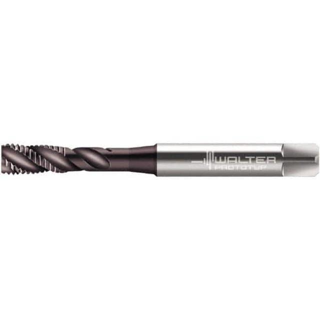 Walter-Prototyp 6245611 Spiral Flute Tap:  M4x0.70,  Metric,  3 Flute,  Bottoming,  6HX Class of Fit,  Powdered Metal,  Hardlube Finish