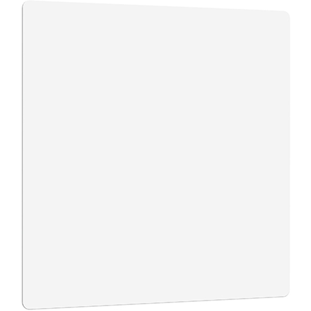 SP RICHARDS 18324 Lorell DIY Frameless Magnetic Glass Board - 36in (3 ft) Width x 36in (3 ft) Height - White Glass Surface - Aluminum Frame - Rectangle - Magnetic - 1 Each