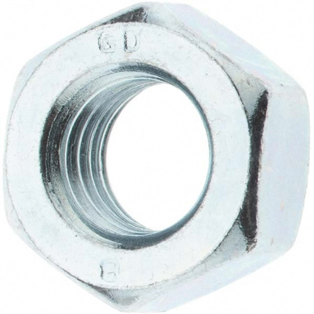 Value Collection 42406 Hex Nut: M12 x 1.75, Class 8 Steel, Zinc-Plated