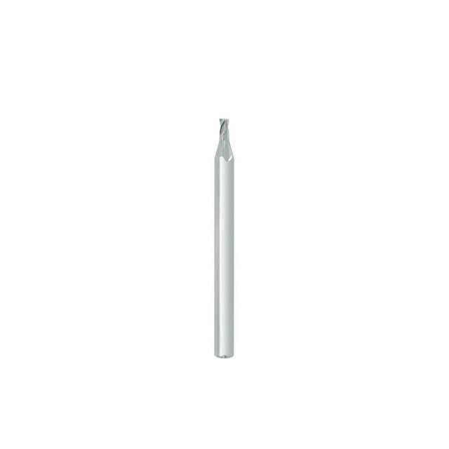 Niagara Cutter 17002765 Square End Mill: 0.04'' Dia, 1/16'' LOC, 1/8'' Shank Dia, 1-1/2'' OAL, 4 Flutes, Solid Carbide