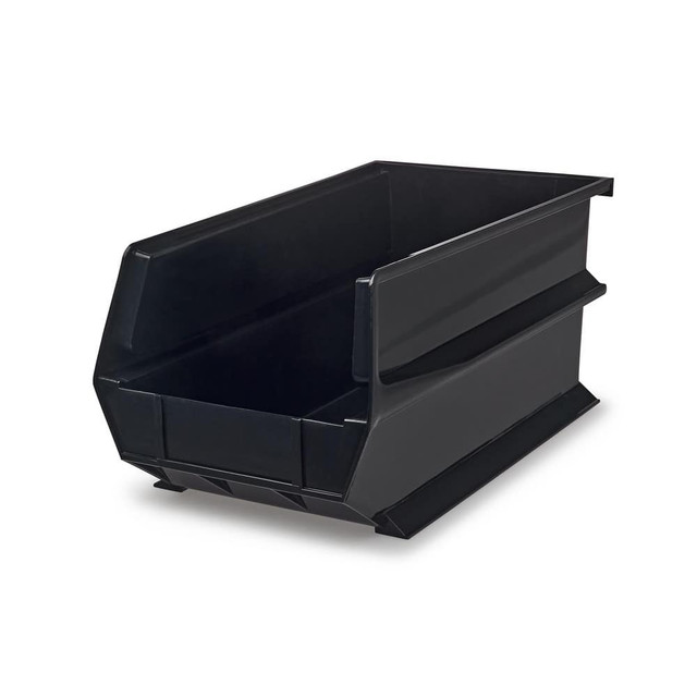 Triton Products 3-240BK Plastic Hang, Stack & Nest Bin: Black, 14 x 6-3/4 x 6-11/16"