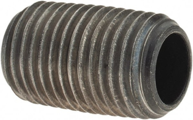 Value Collection 14011 Black Pipe Nipple: 1/4" Dia x 7/8" Long, Schedule 80