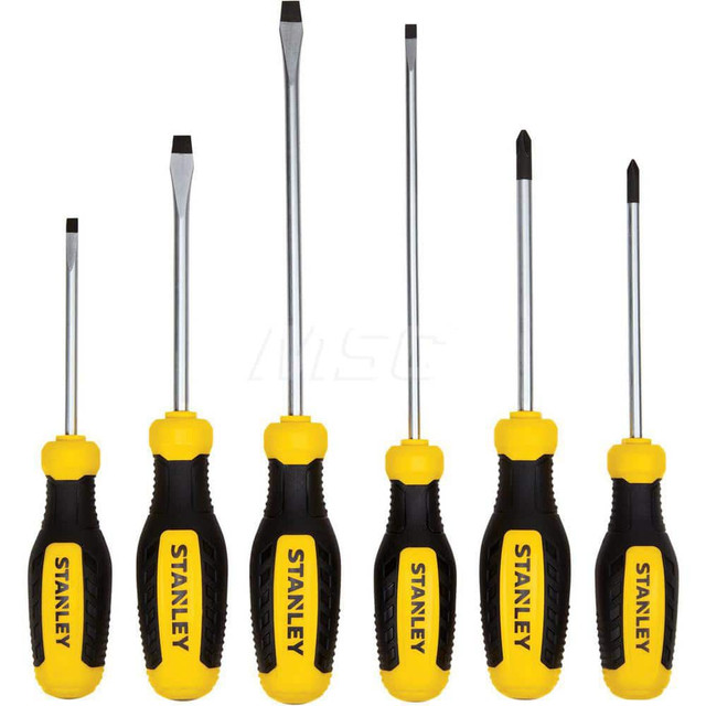 Stanley STHT60025 Screwdriver Set: 6 Pc, Phillips & Slotted