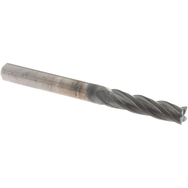 OSG 70400916 Square End Mill: 3/16'' Dia, 3/4'' LOC, 3/16'' Shank Dia, 2'' OAL, 4 Flutes, Solid Carbide