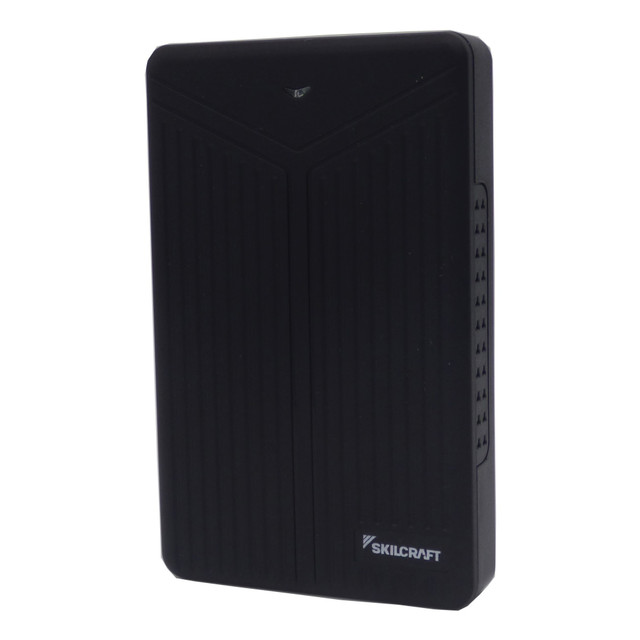 NATIONAL INDUSTRIES FOR THE BLIND 7050016897545 SKILCRAFT Portable External Hard Drive, 4TB, Black NATIONAL INDUSTRIES FOR THE BLIND 7050016897545 SKILCRAFT Portable External Hard Drive, 4TB, Black