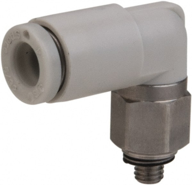 SMC PNEUMATICS KQ2L23-M5N Push-to-Connect Tube Fitting: Male Elbow, M5 x 0.8 Thread