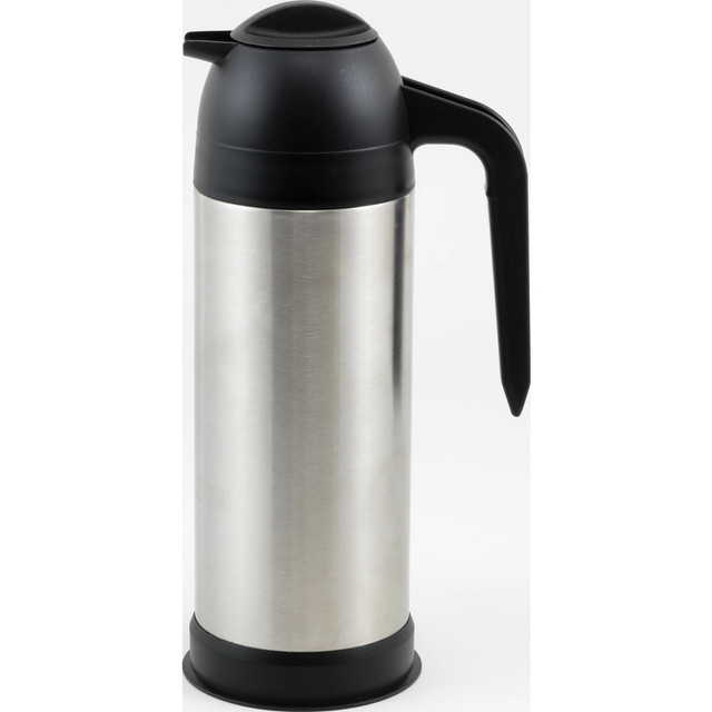 WINCO VSS-33 Vacuum Insulated Coffee or Cream Server, 33 oz, Silver WINCO VSS-33 Vacuum Insulated Coffee or Cream Server, 33 oz, Silver