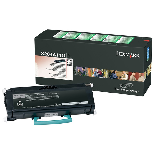 LEXMARK INTERNATIONAL, INC. X264A11G Lexmark X264A11G Black Return Program Toner Cartridge