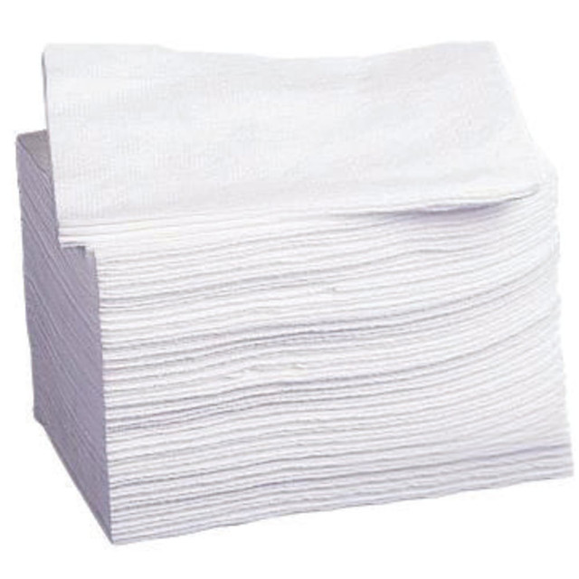 MEDLINE INDUSTRIES, INC. NON260506 Medline Deluxe Dry Disposable Washcloths, 10in x 13in, White, Pack Of 50 Washcloths, Case Of 10 Packs