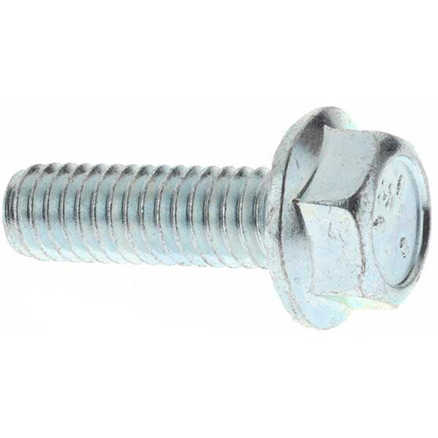 Value Collection KP24735 Serrated Flange Bolt: 5/16-18 UNC, 1" Length Under Head, Fully Threaded