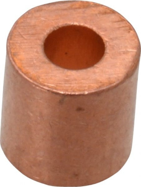 Value Collection 838 00011 Wire Rope Round Stop Compression Sleeve: 1/8" Rope Dia, Copper