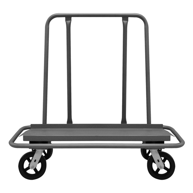 Durham DT-3048-8MR4SW- Drywall Cart Truck: Steel Platform, 30" Platform Width, 47-3/8" Platform Length, 13-1/4" Platform Height