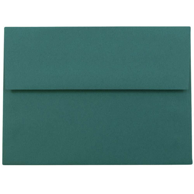 JAM PAPER AND ENVELOPE 157462 JAM Paper Booklet Invitation Envelopes, A6, Gummed Seal, Teal, Pack Of 25