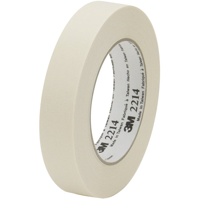 B O X MANAGEMENT, INC. T9352214 3M 2214 Masking Tape, 1in x 60 Yd., Natural, Case Of 12